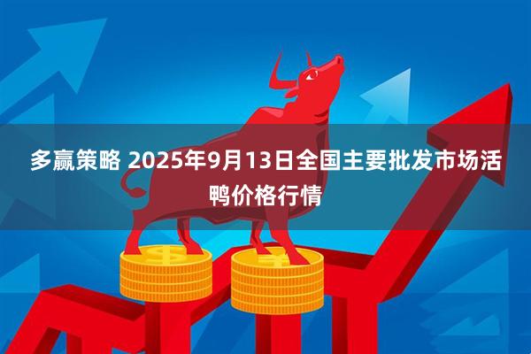 多赢策略 2025年9月13日全国主要批发市场活鸭价格行情