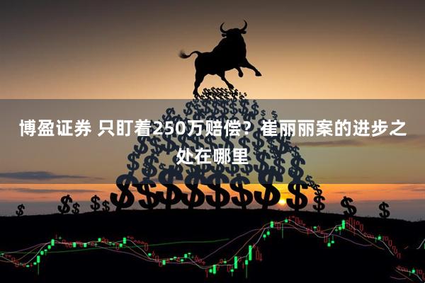 博盈证券 只盯着250万赔偿？崔丽丽案的进步之处在哪里